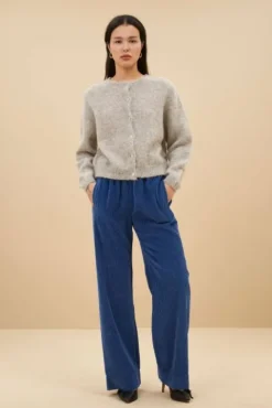 By bar Pantalon<mees cord pants | bright oil blue