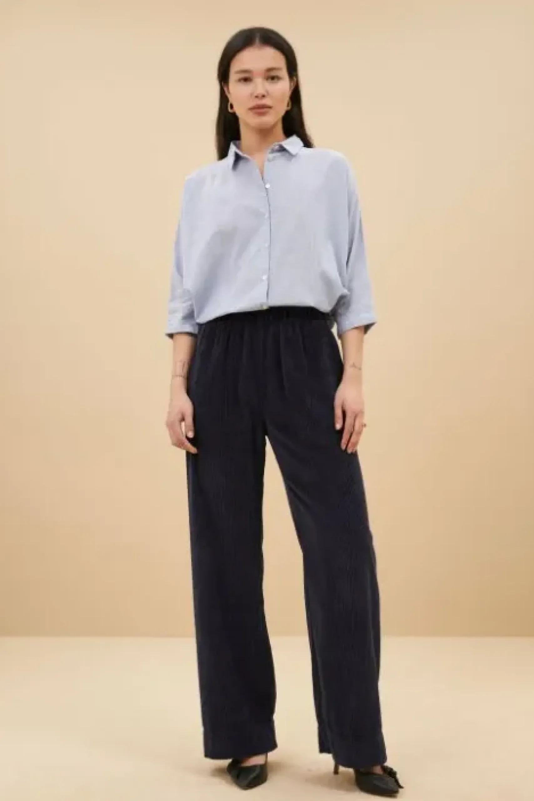 By bar Pantalon<mees cord pants | midnight