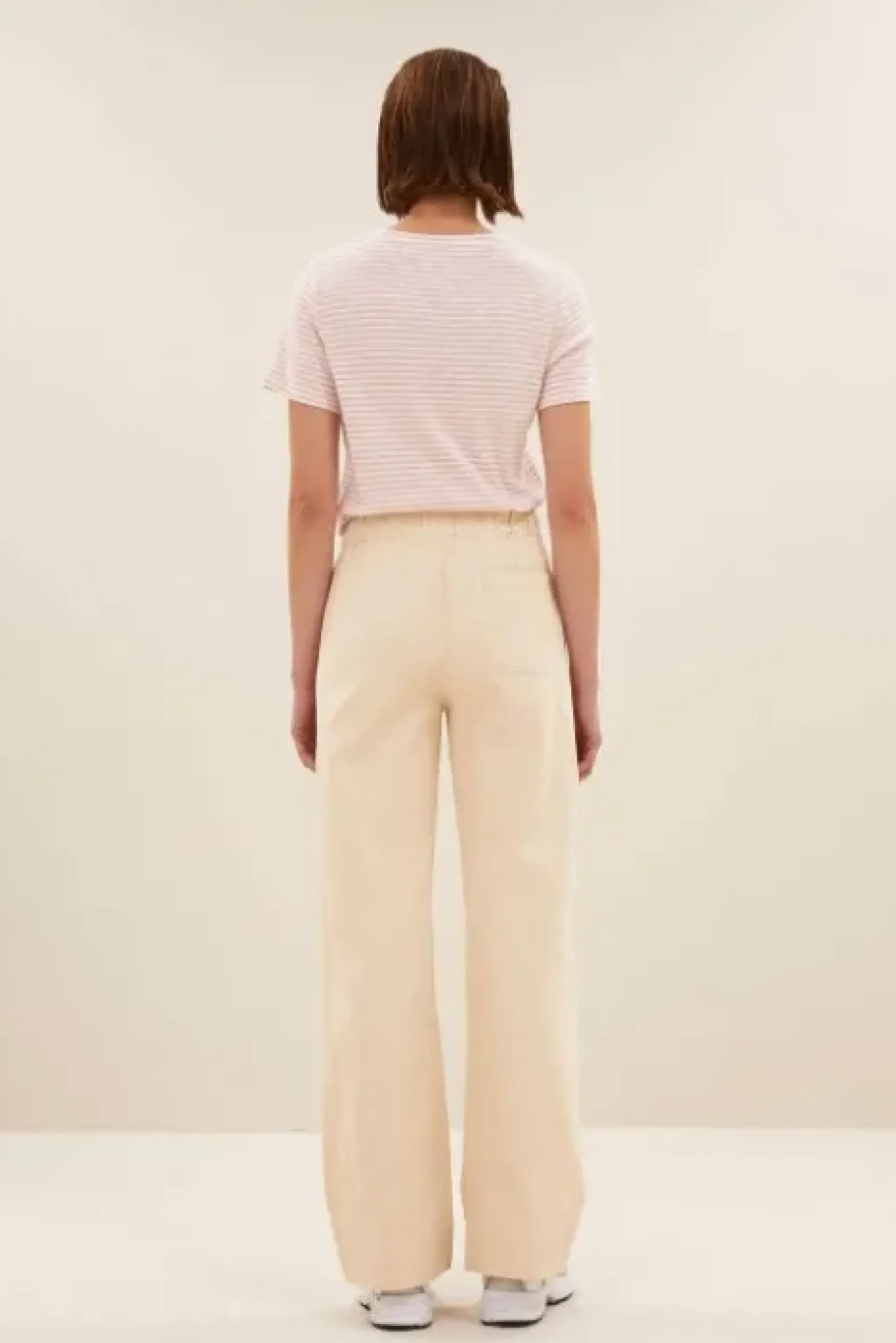 By bar Pantalon<mees twill pant | grain