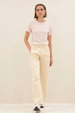 By bar Pantalon<mees twill pant | grain