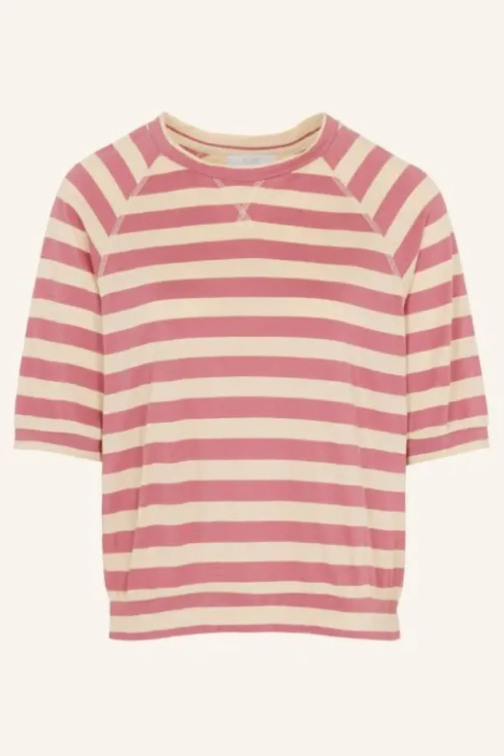 By bar Tops & T-shirts<neva big v stripe top | raspberry