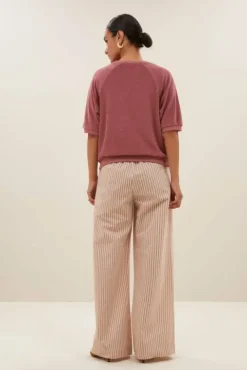 By bar Tops & T-shirts<neva slub top | bright plum