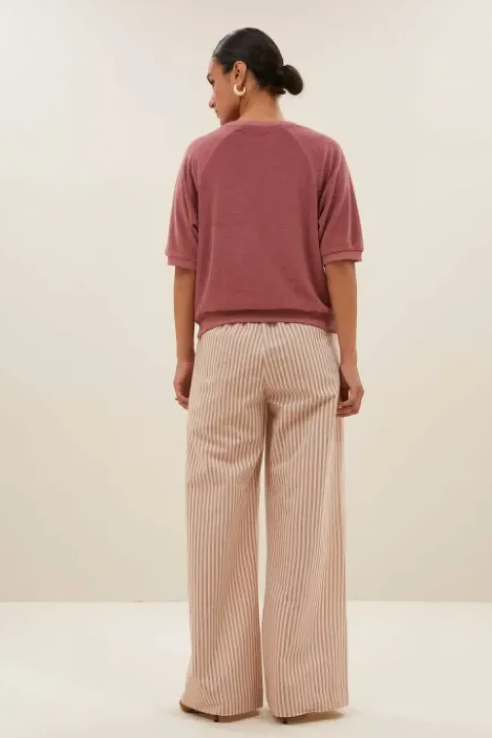 By bar Tops & T-shirts<neva slub top | bright plum