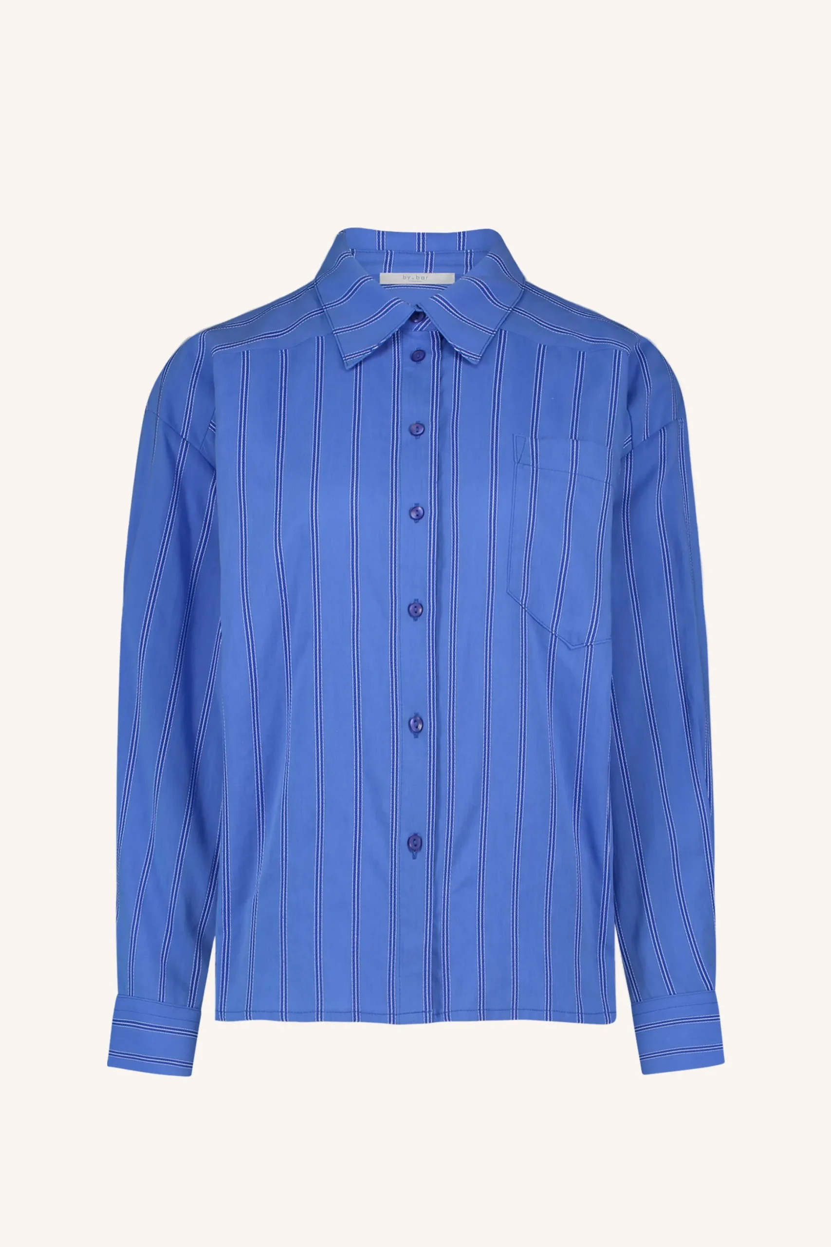 By bar Chemisiers<nima stripe blouse | vivid blue stripe