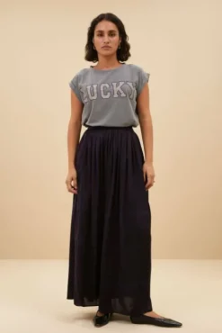 By bar Jupes<nina square skirt | square print