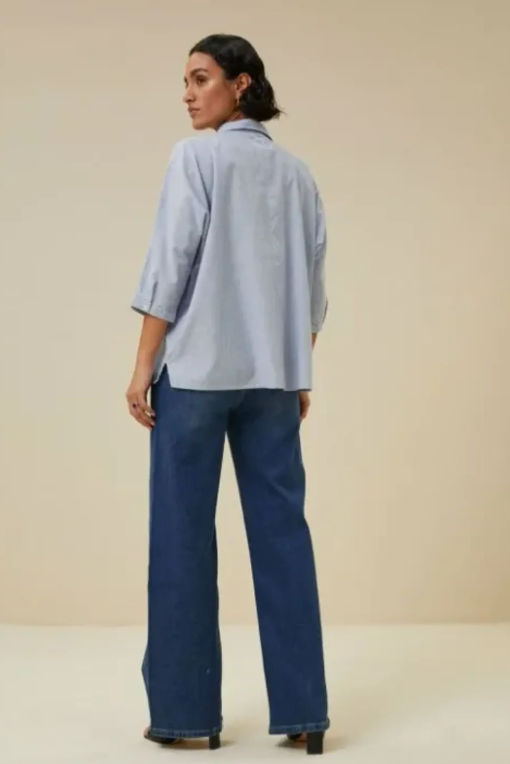By bar Chemisiers<norel pin stripe blouse | indi grey