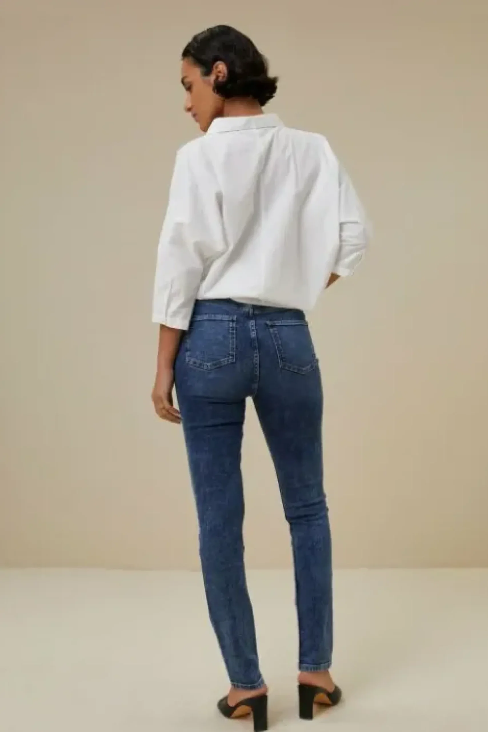 By bar Chemisiers<norel poplin blouse | white