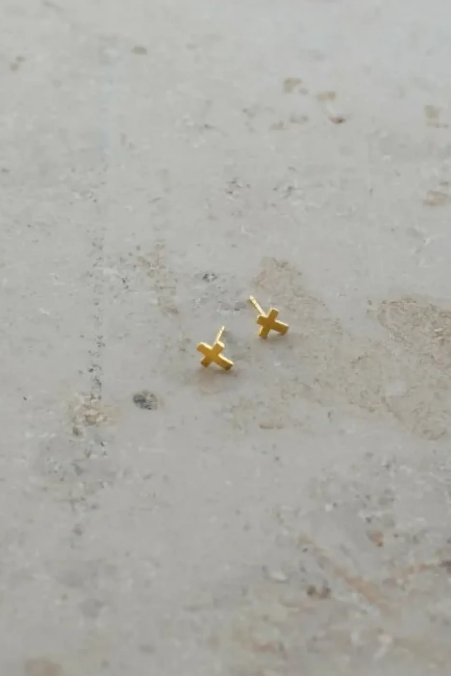 By bar Boucles D'oreilles|Bijoux<PD cross | gold