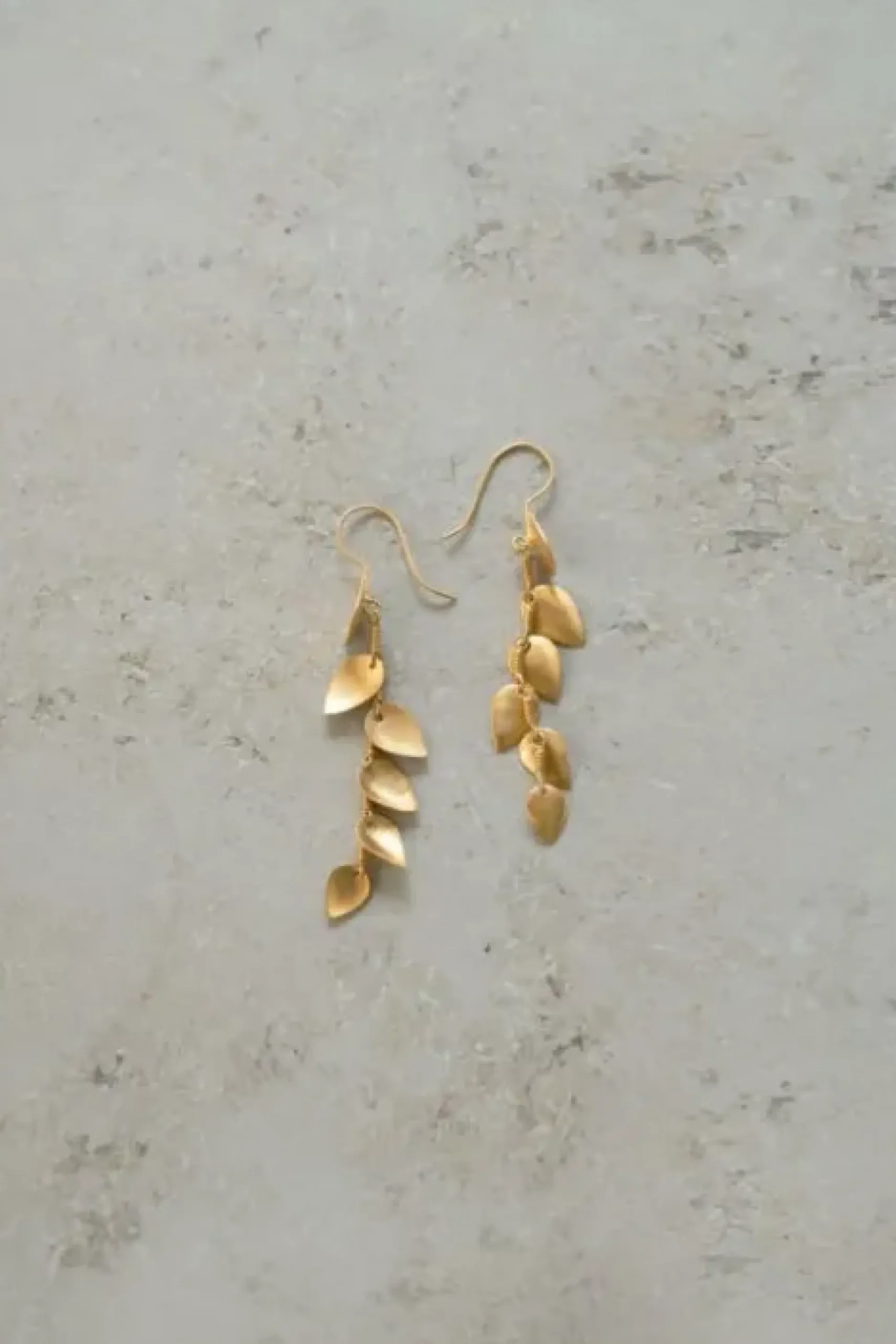 By bar Boucles D'oreilles|Bijoux<PD leaves string | gold