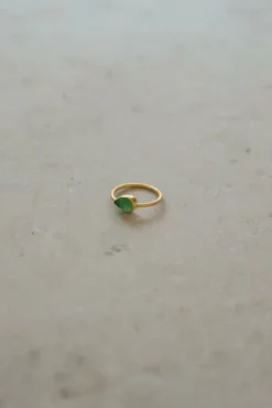 By bar Bijoux<PD MINIMAL RING | green