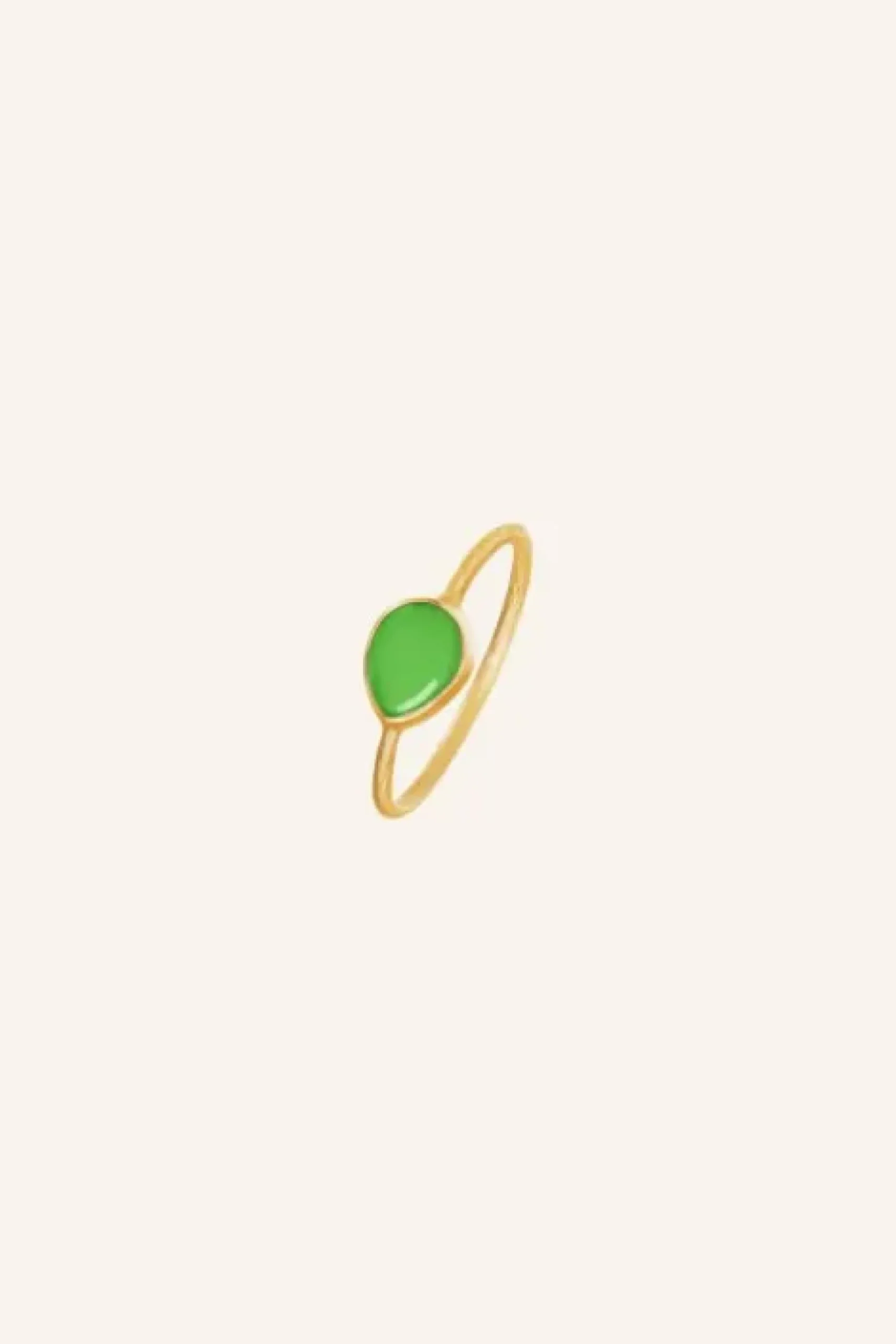 By bar Bijoux<PD MINIMAL RING | green
