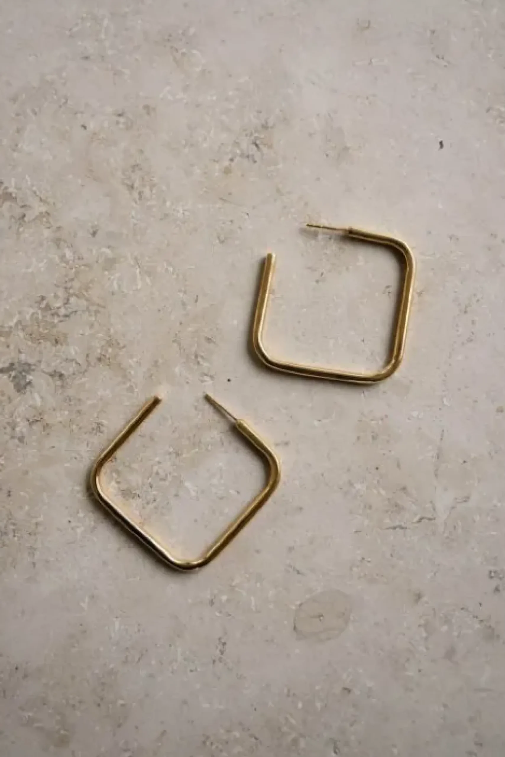 By bar Boucles D'oreilles|Bijoux<pd squared earring M | gold