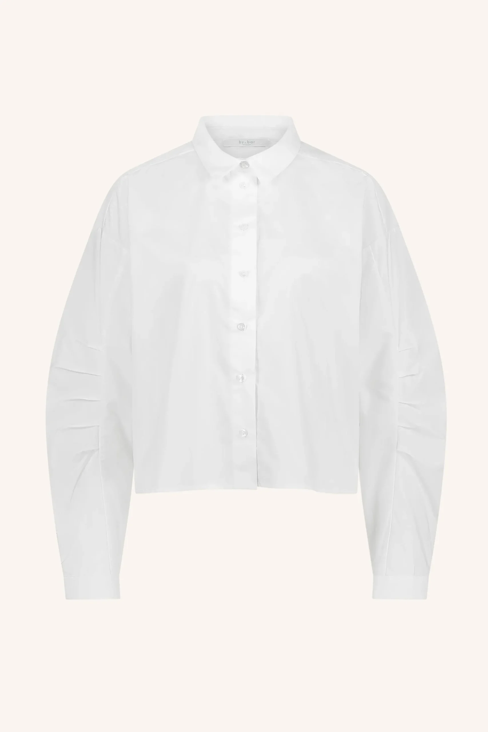 By bar Chemisiers<penny poplin blouse | white