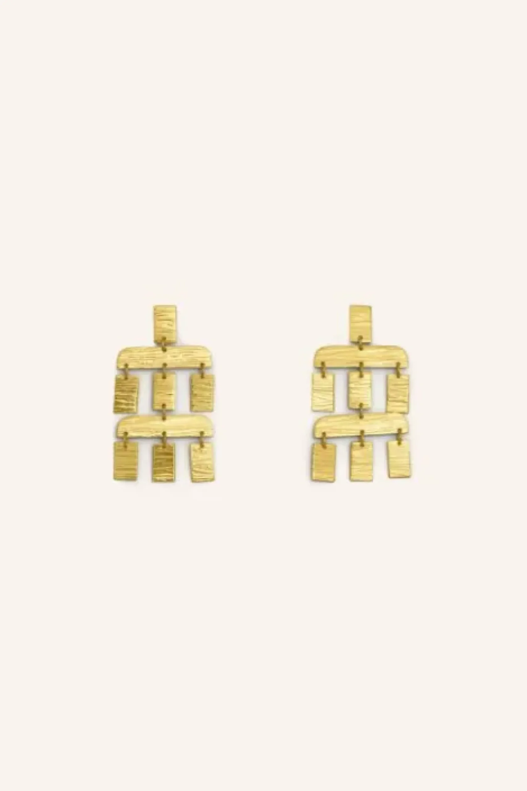 By bar Boucles D'oreilles|Bijoux<puck double earring | gold