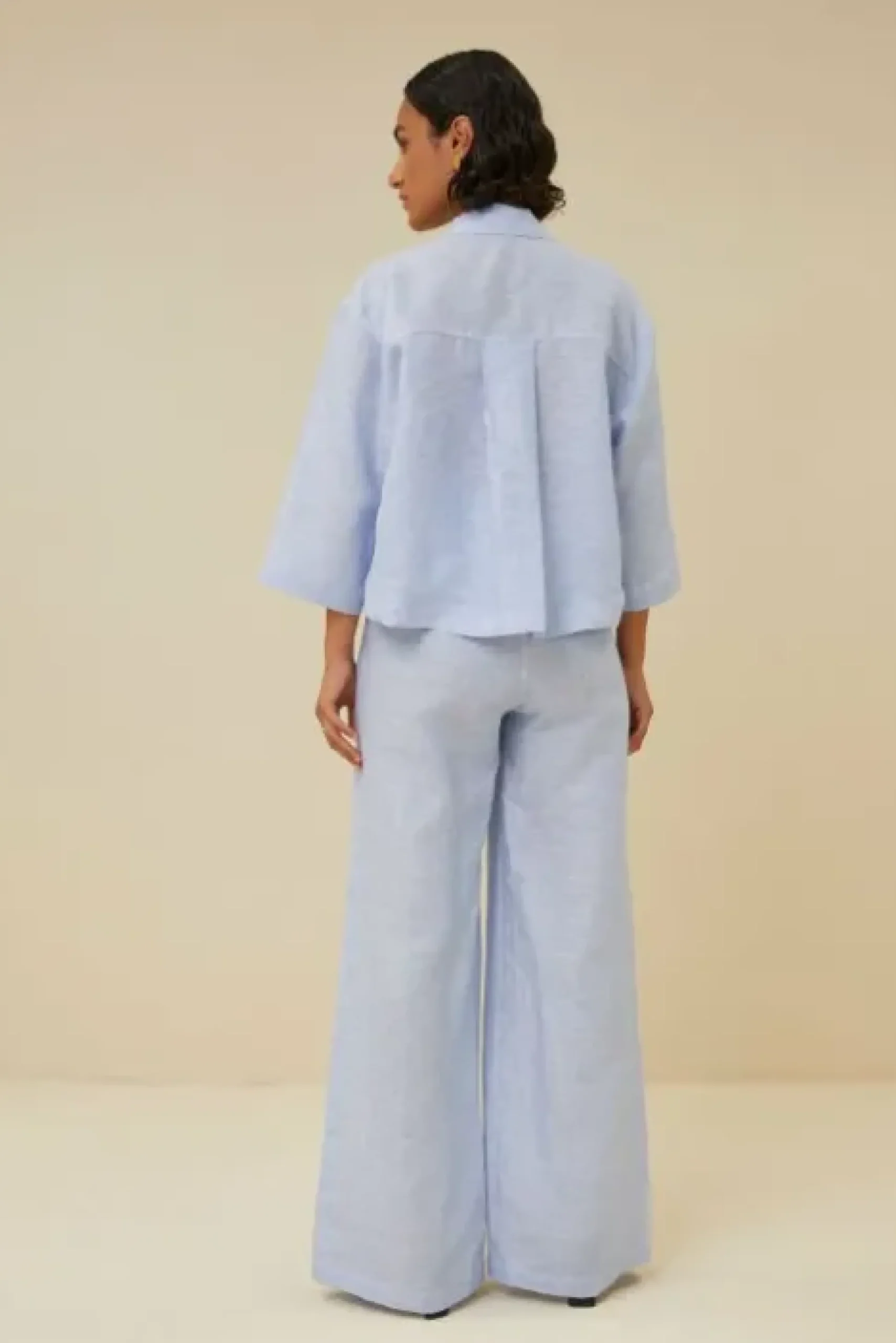 By bar Pantalon<randy pinstripe pant | sky blue