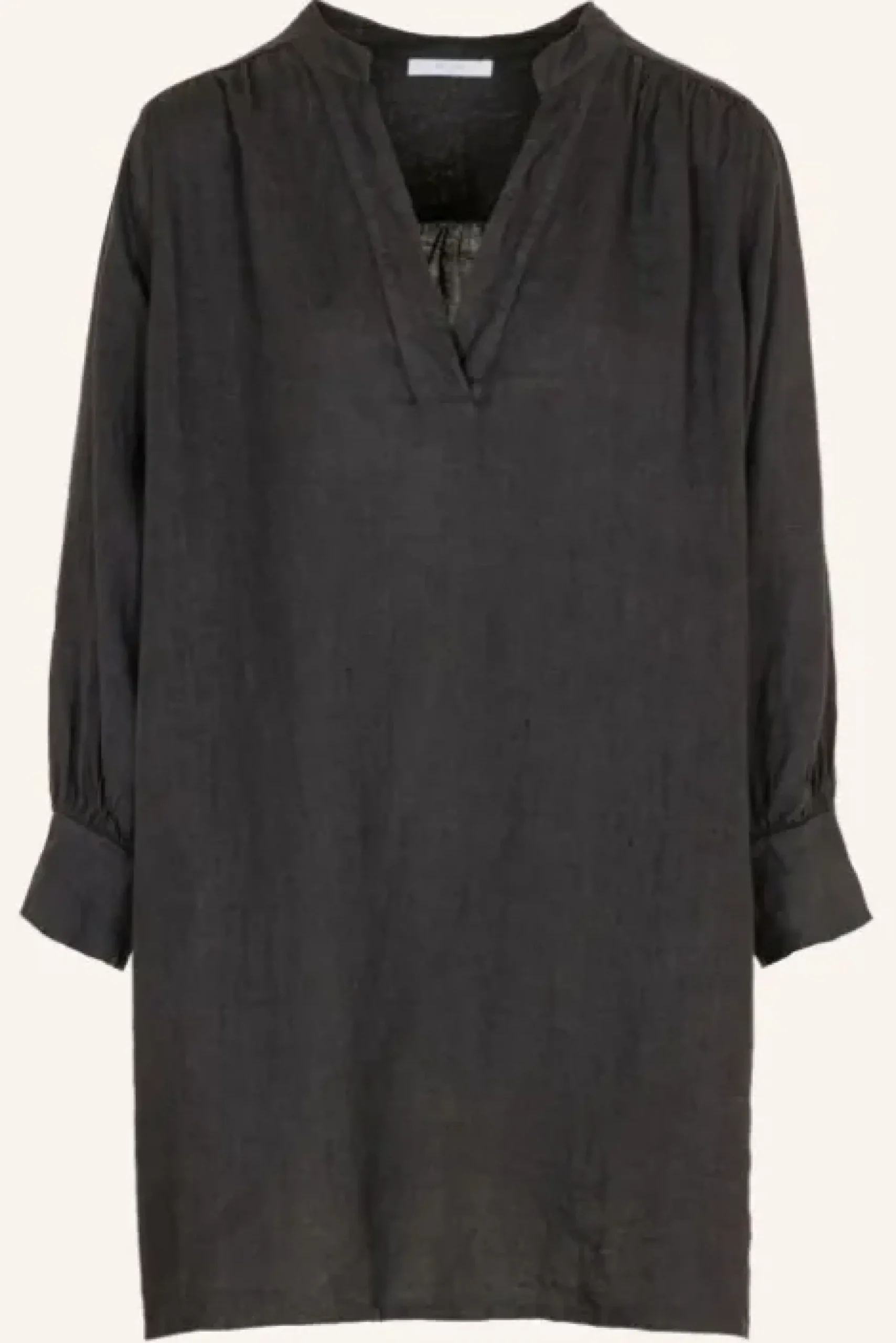 By bar Robes<resa linen dress | jet black