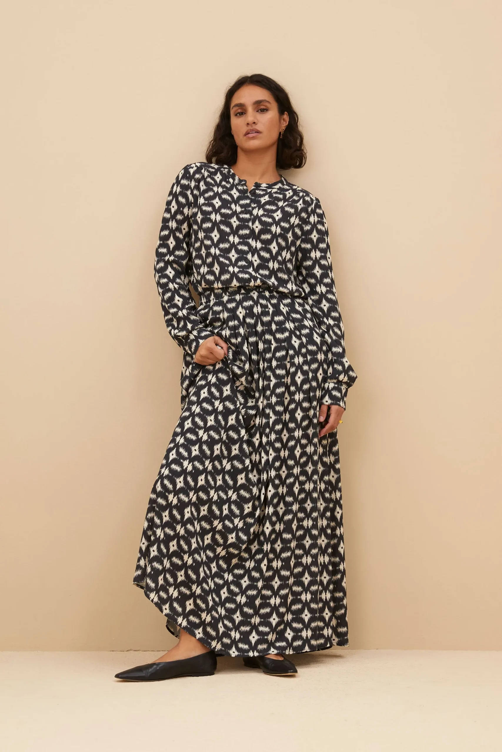 By bar Chemisiers<ribbe brisk blouse | brisk print