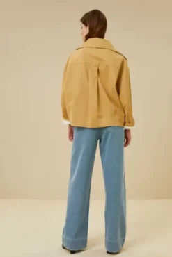 By bar Vestes<rika cotton coat | peanut