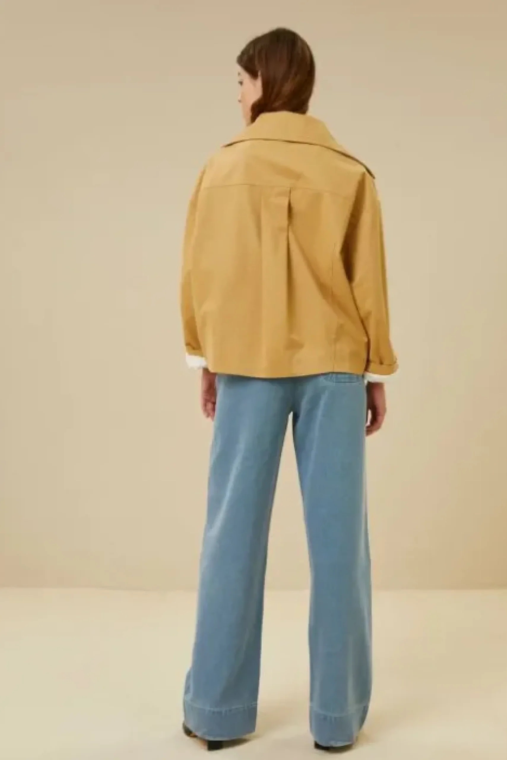 By bar Vestes<rika cotton coat | peanut