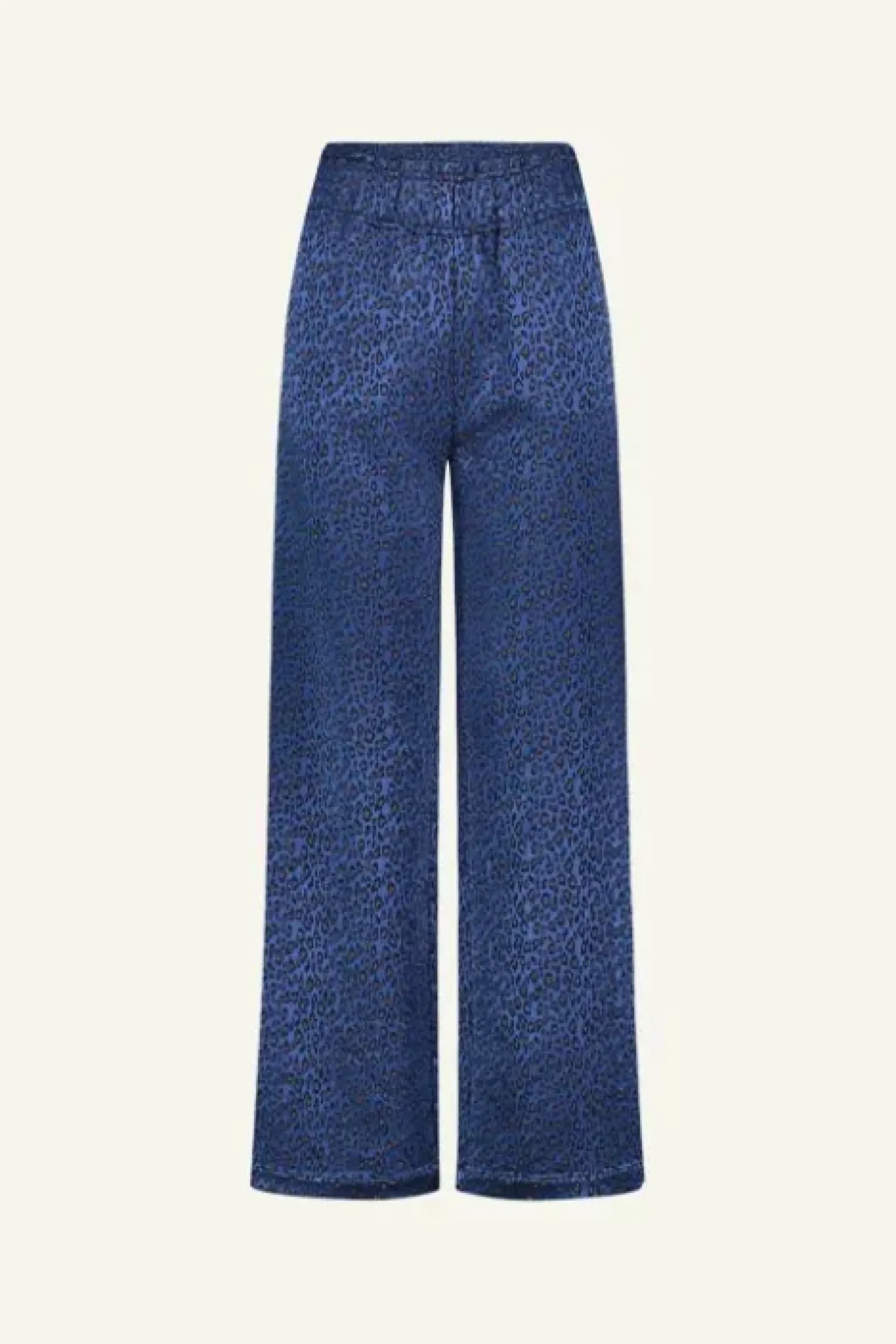 By bar Pantalon<robyn blue cheetah pants | blue cheetah print