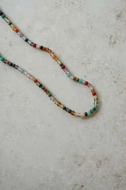 By bar Bijoux<rose necklace | multi