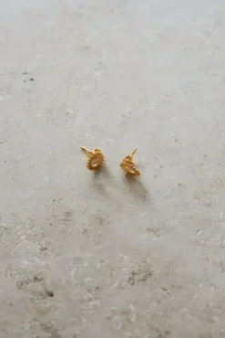 By bar Boucles D'oreilles|Bijoux<ruby stud earring | gold