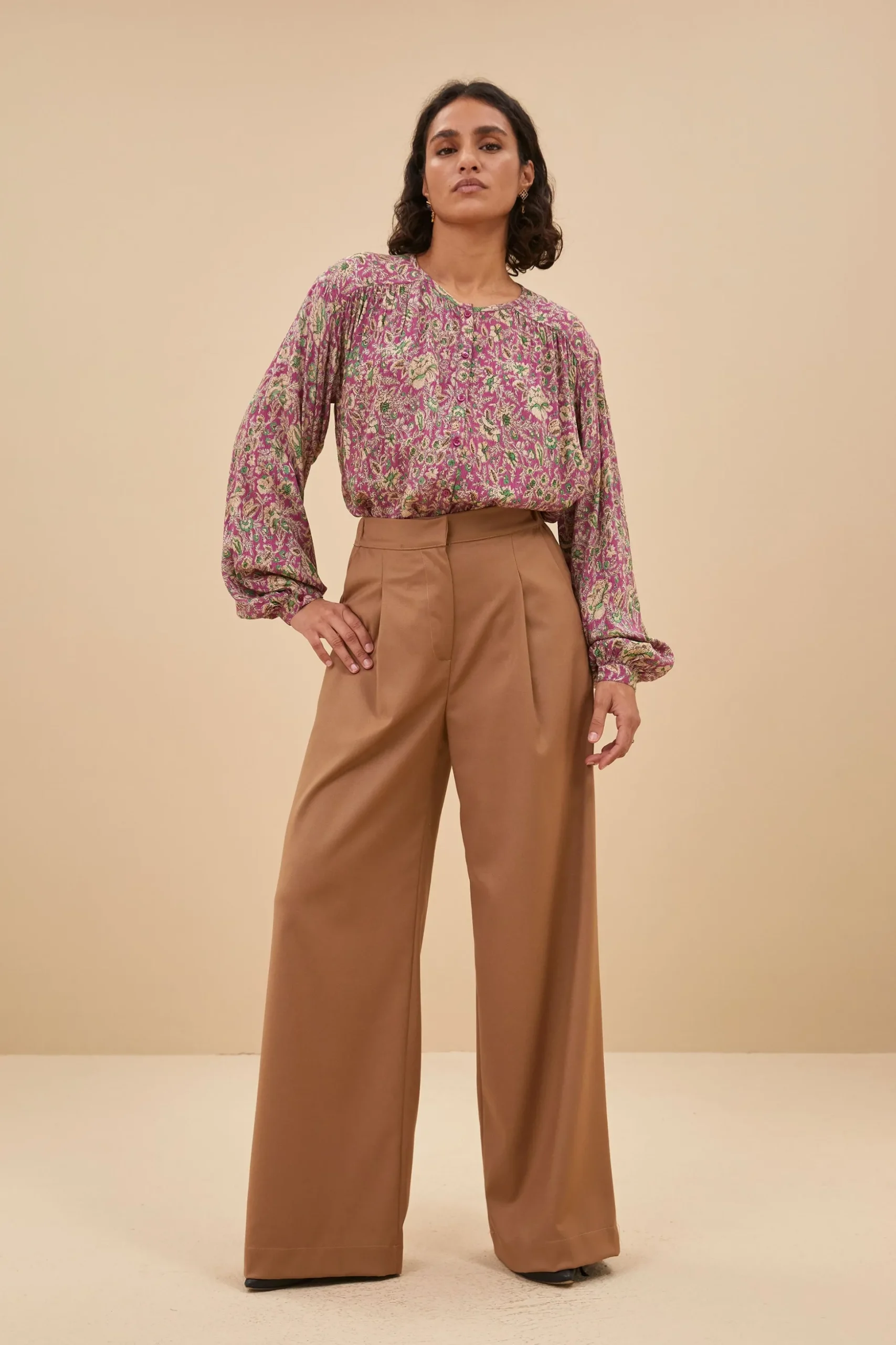 By bar Chemisiers<saar bouquet blouse | bouquet print