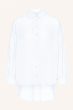 By bar Chemisiers<sarah poplin blouse | white