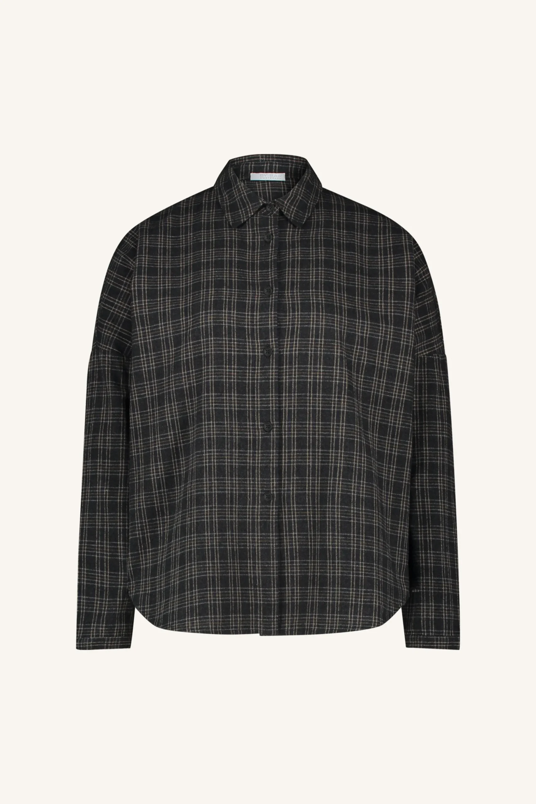 By bar Chemisiers<small check blouse | caramel