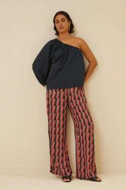 By bar Chemisiers<stella poplin blouse | midnight
